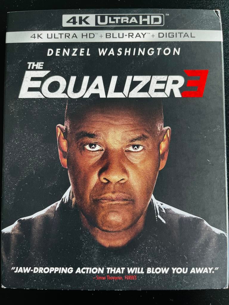 The Equalizer 3 4K Blu-ray slip cover, Cd's en Dvd's, Blu-ray, Ophalen of Verzenden, Zo goed als nieuw, Actie