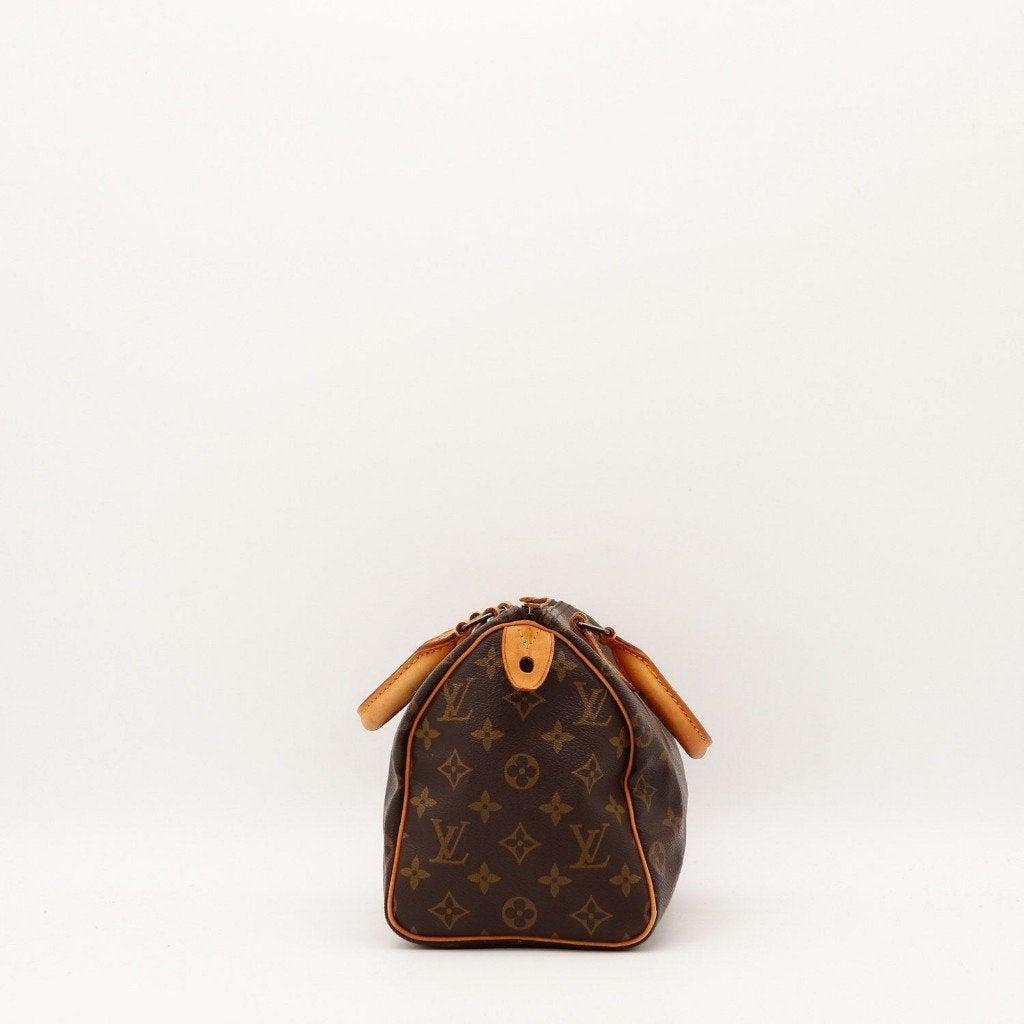 Louis Vuitton Speedy 25 karamel 25x19x15 cm handtas, Verzenden, Gebruikt, Bruin, Handtas