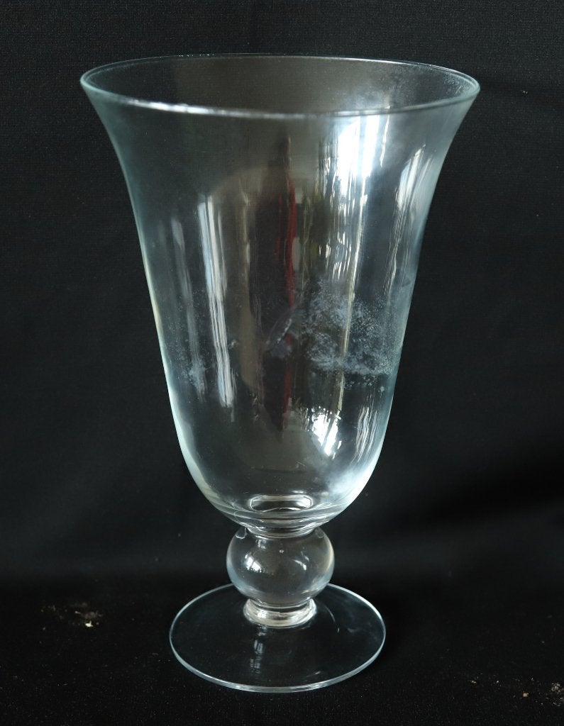 Glazen vaas, Gebruikt, Ophalen of Verzenden, Glas, Transparant