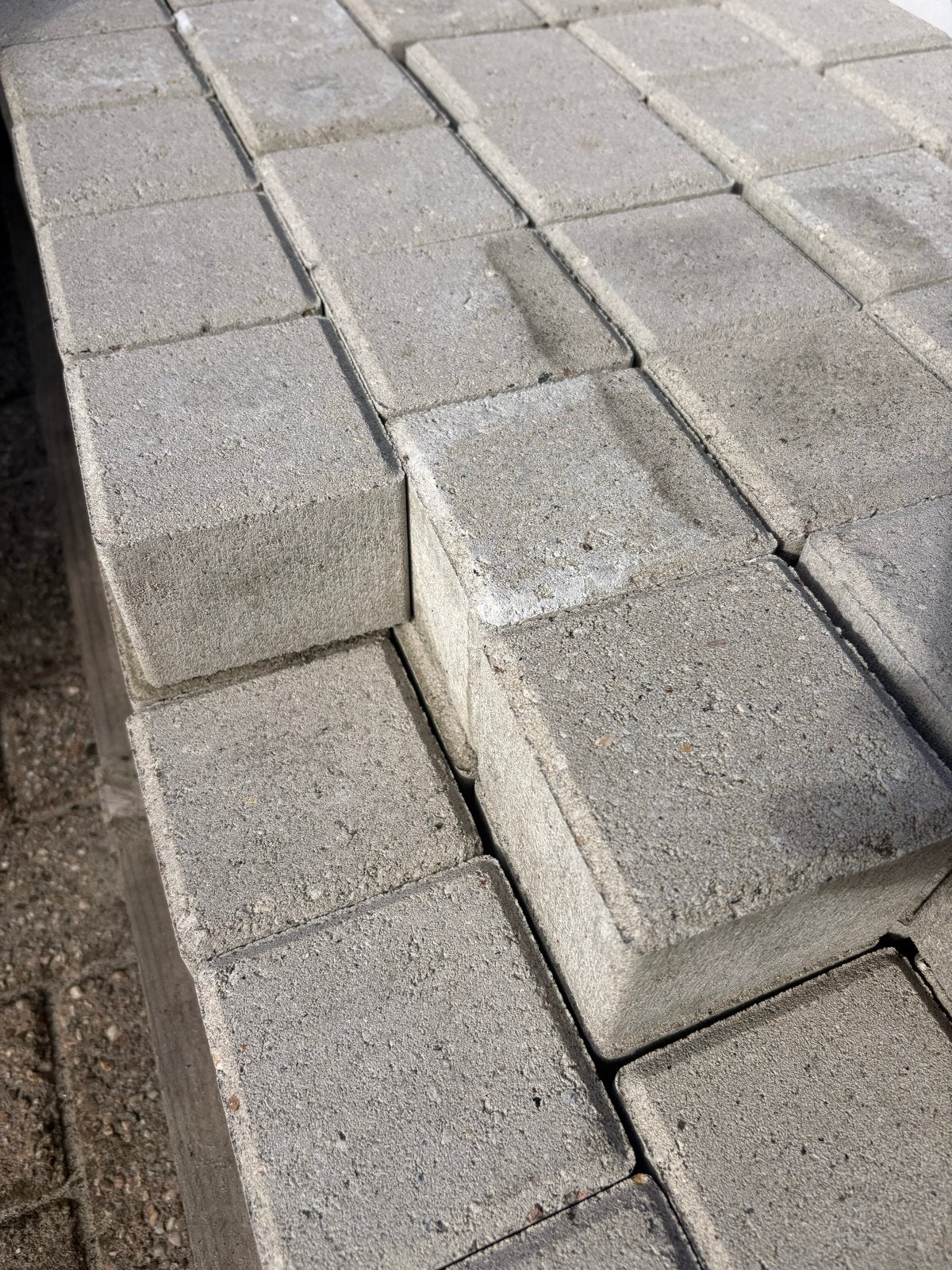 Halve betonklinkers 8cm Grijs, Ophalen, Overige materialen, 60 cm of meer, Overige typen