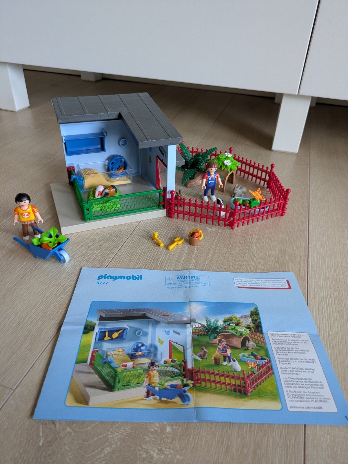 Playmobil 9277 knaagdierenverblijf, Gebouw, Complete set, Ophalen of Verzenden, Zo goed als nieuw
