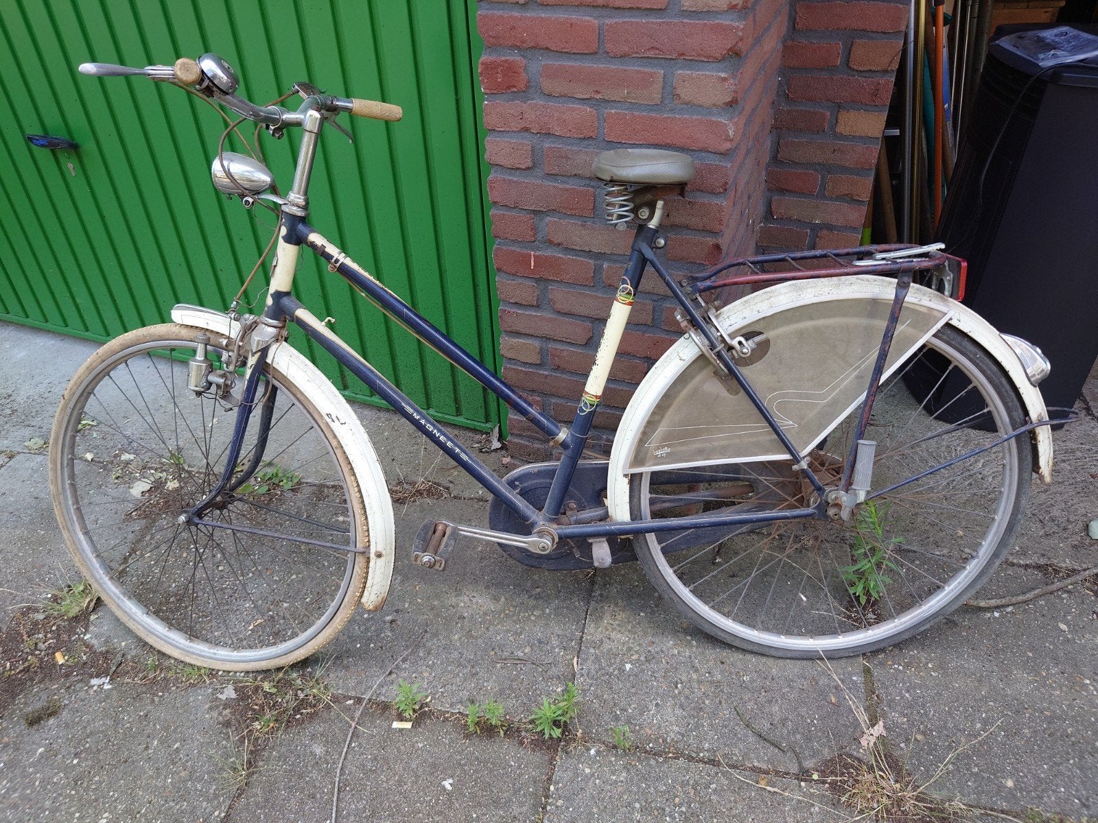 Magneet vintage damesfiets, Ophalen, Gebruikt, Overige merken