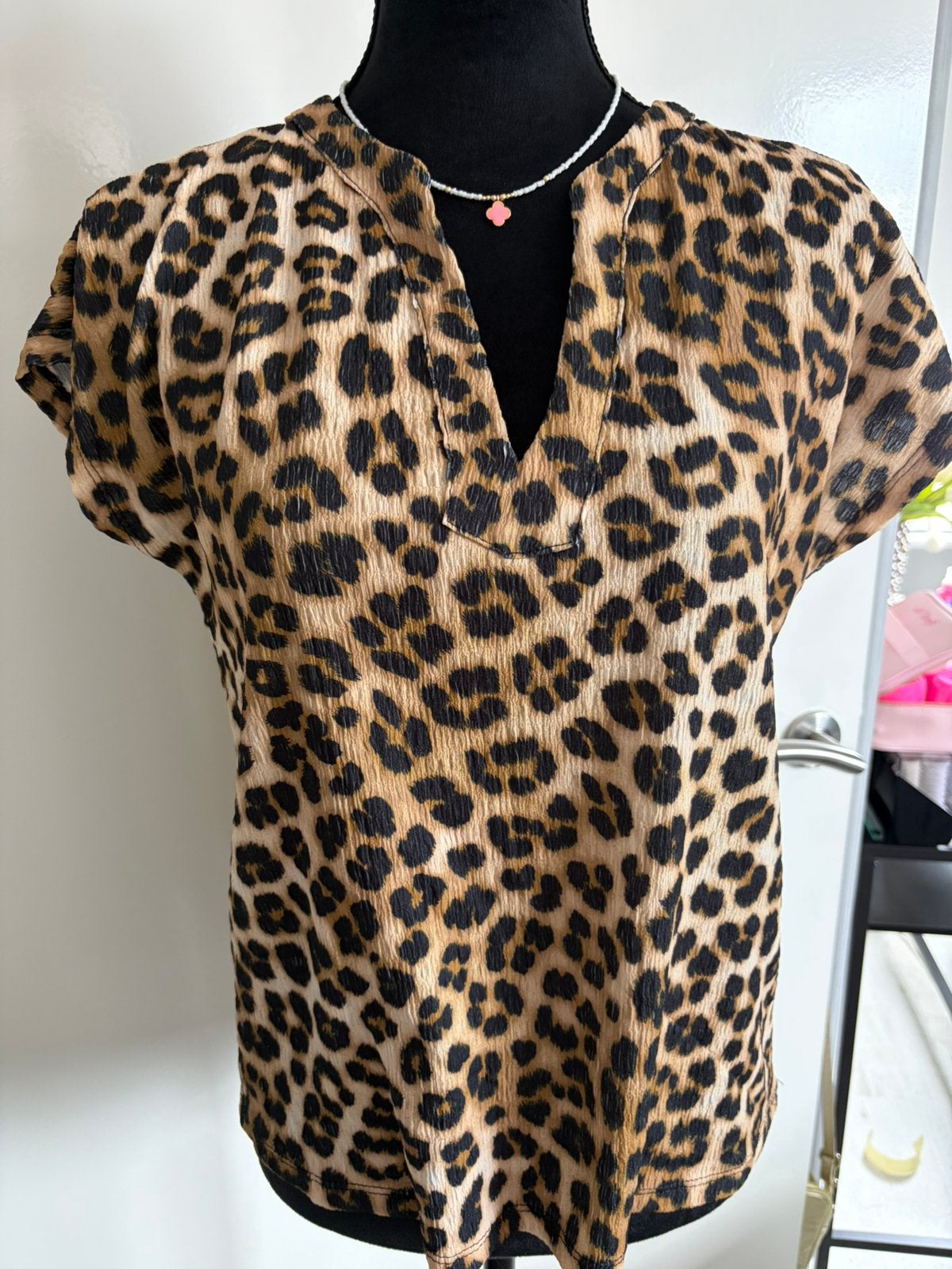 * nieuw * Ambika leopard shirt 1 mt, Maat 38/40 (M), Bruin, Ophalen of Verzenden, Zo goed als nieuw