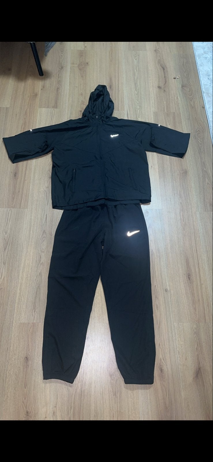 Nike Trainingspak Maat L Zwart, Maat 52/54 (L), Zwart, Ophalen of Verzenden, Zo goed als nieuw