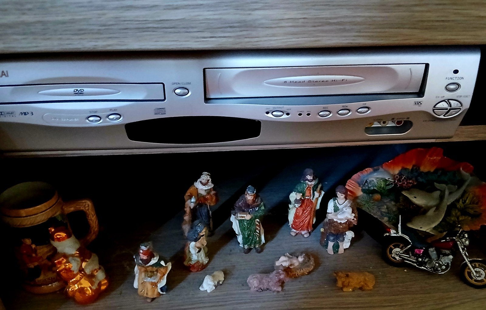 Vedio - Dvd- VCR  speler Funai, Ophalen, Gebruikt, Dvd-speler, Overige merken