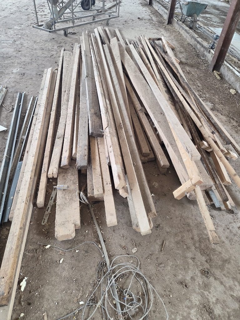 Vuren balken 5x7 en 5x10 cm, Doe-het-zelf en Verbouw, Hout en Planken, Ophalen, Gebruikt, Balk, Vuren