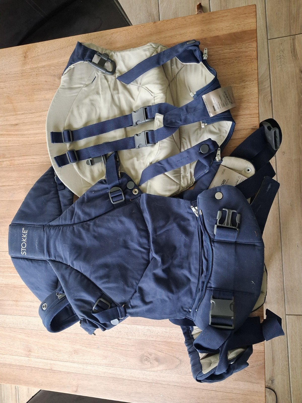 Draagzak / Babydrager Stokke My Carrier 3 in 1, Kinderen en Baby's, Babydragers en Draagdoeken, Buik of Rug, Zo goed als nieuw