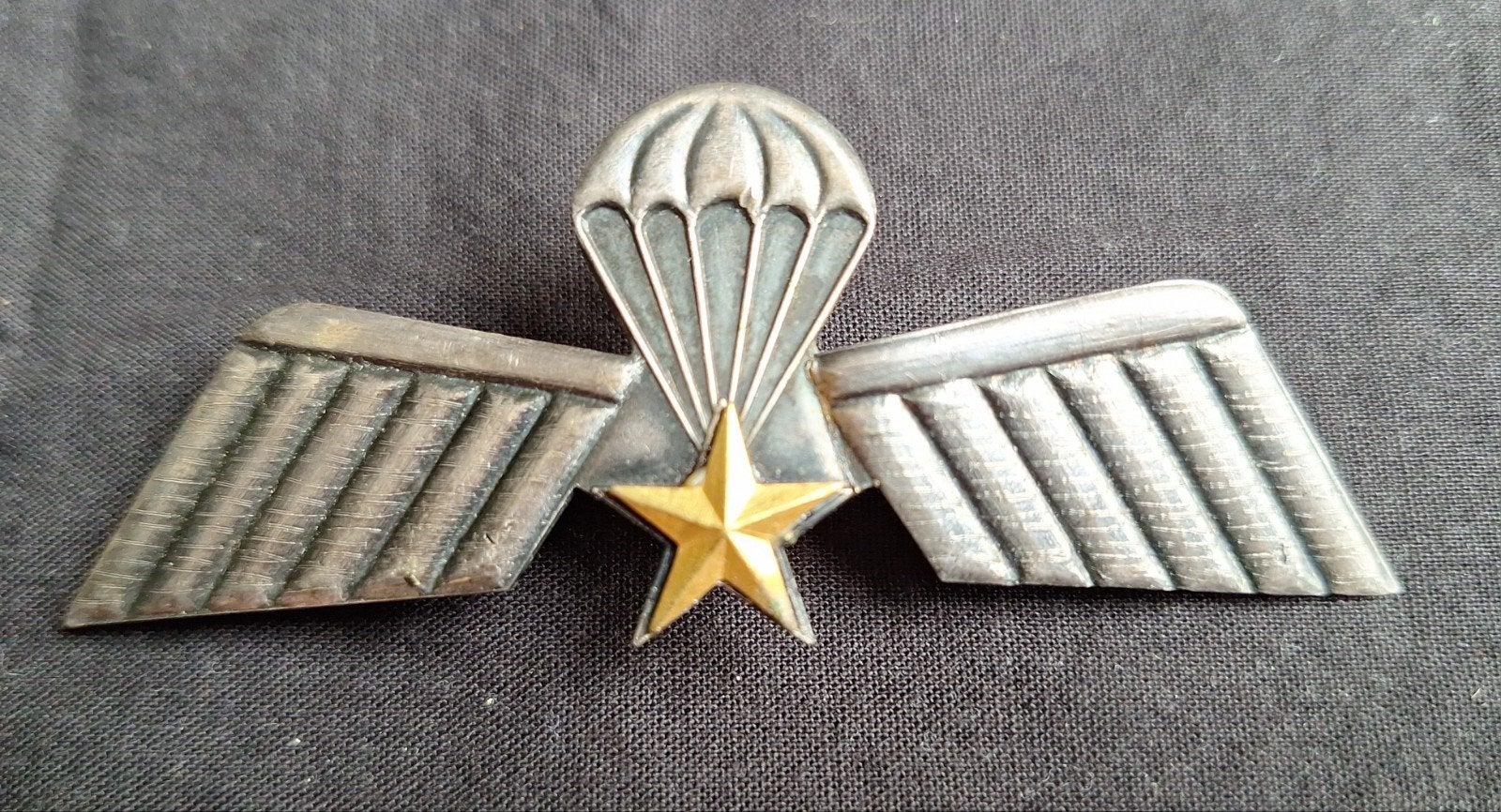Nederlands Para Brevet A Foreign Jump Wings, Verzenden, Landmacht, Nederland, Embleem of Badge
