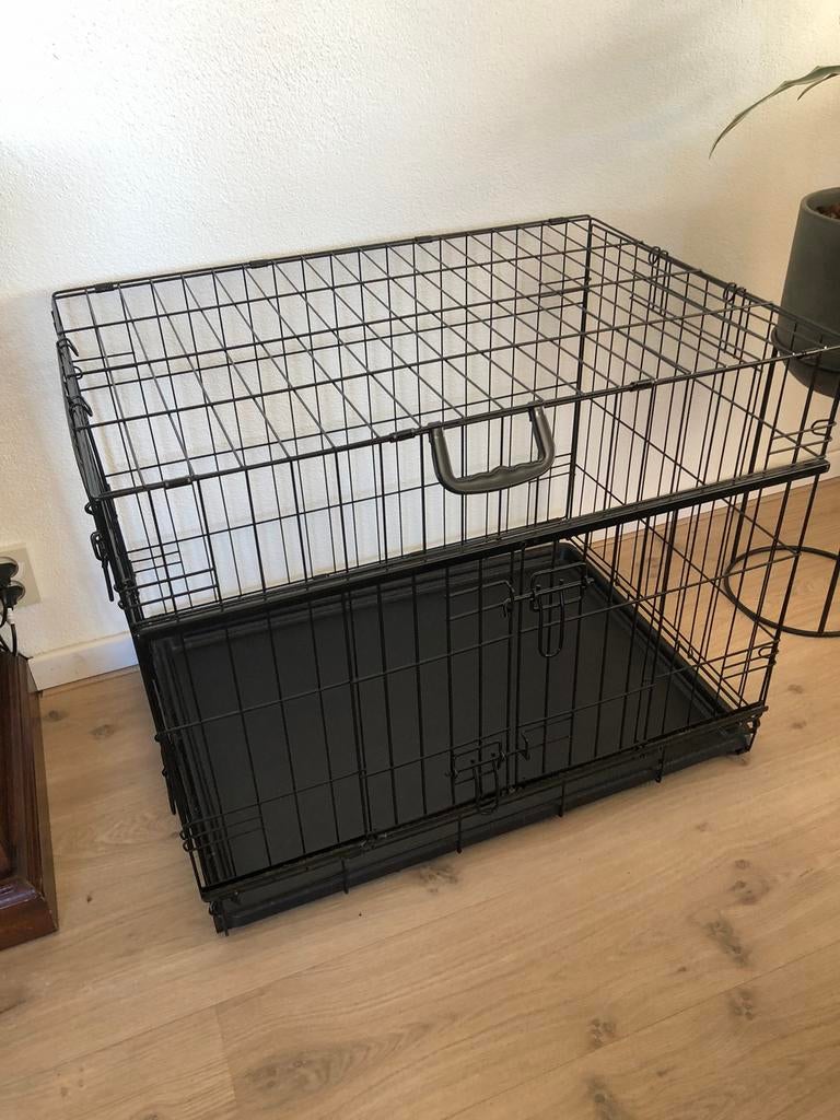 Zwarte bench en gratis loopplank, Ophalen, Zo goed als nieuw, 110 cm of meer, 100 cm of meer
