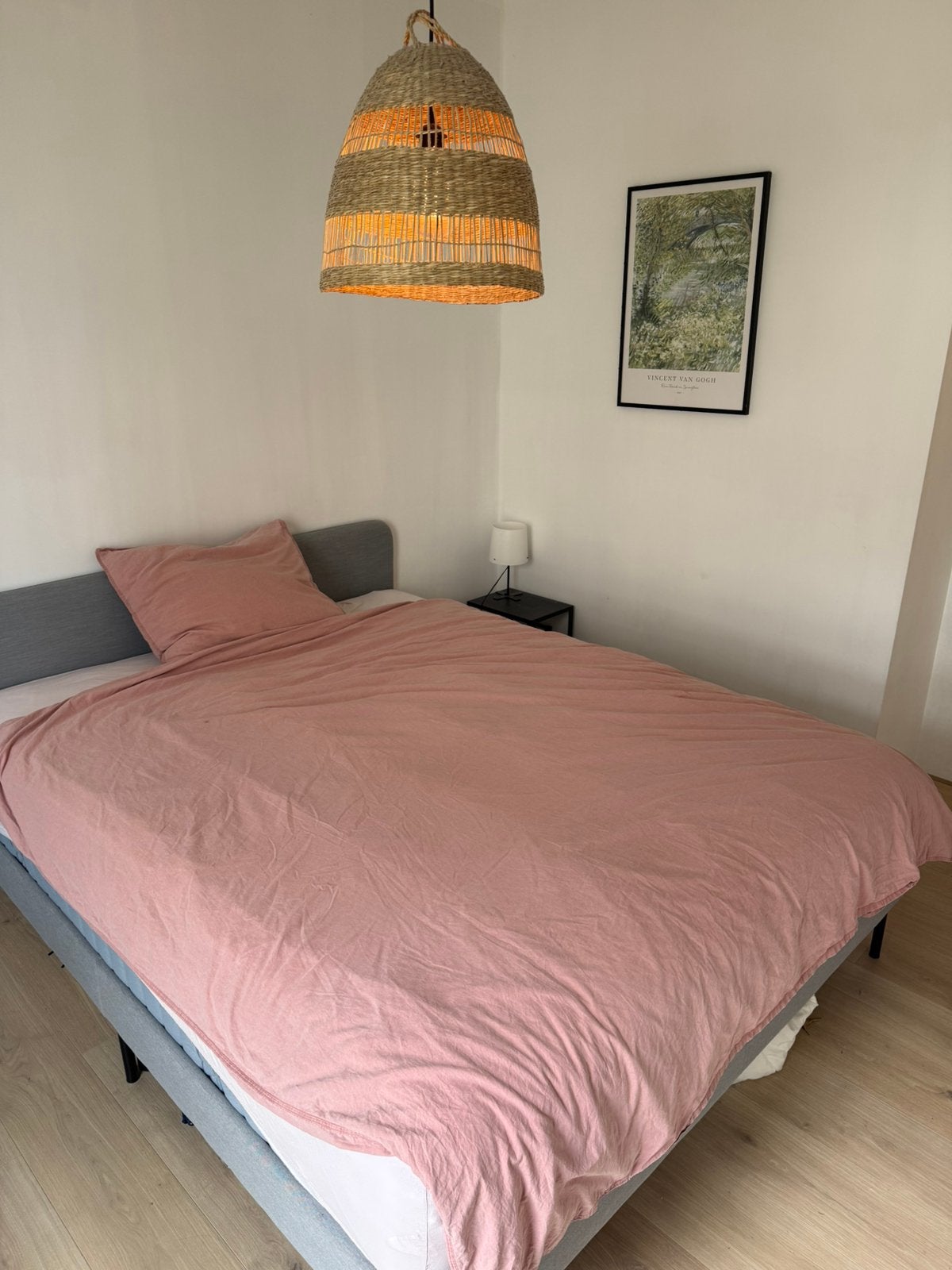 Gratis ophalen Utrecht: IKEA bed 160x200 met 2 pocket matras, Huis en Inrichting, Ophalen, Gebruikt, Tweepersoons