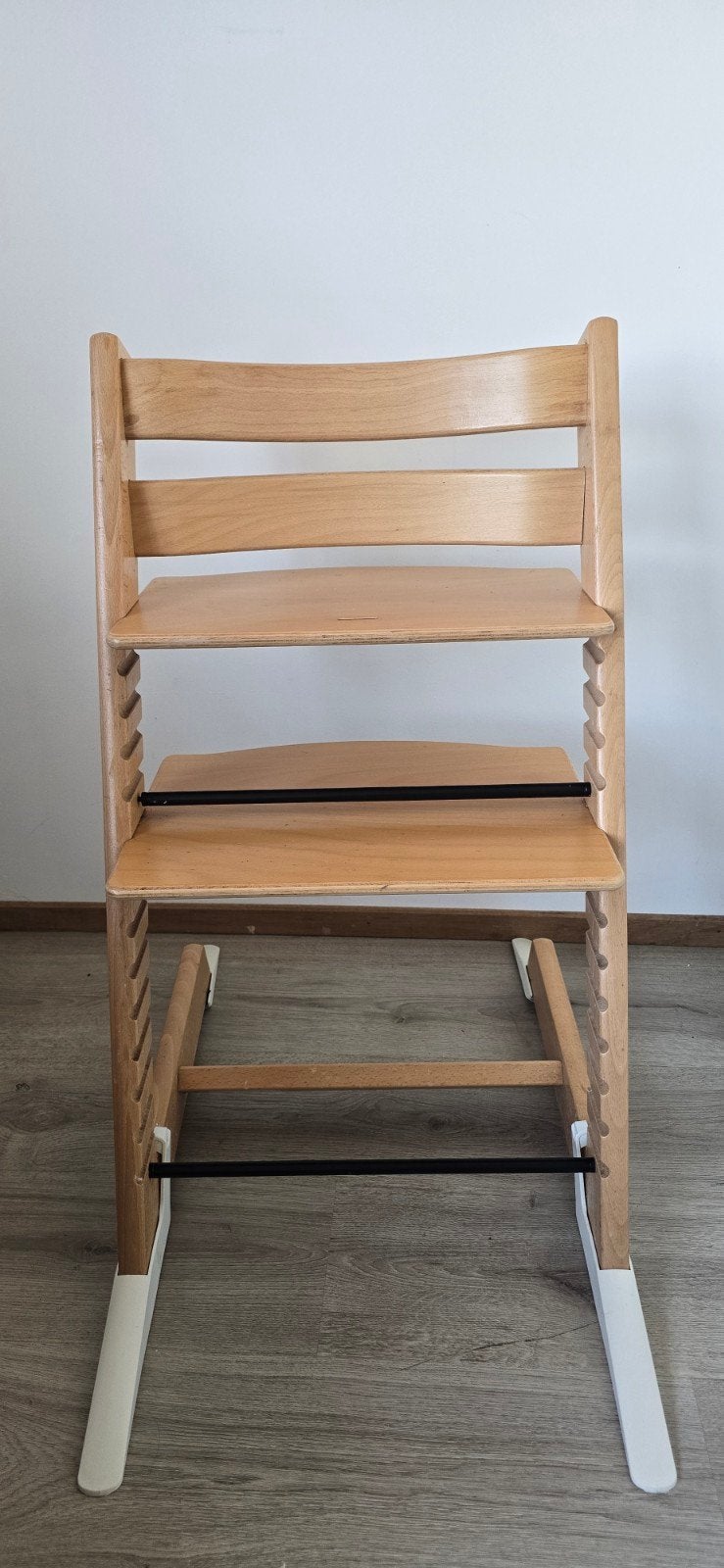 Stokke Tripp Trapp kinderstoel met accessoires, Kinderen en Baby's, Ophalen, Gebruikt, Meegroeistoel, Aanschuifbaar