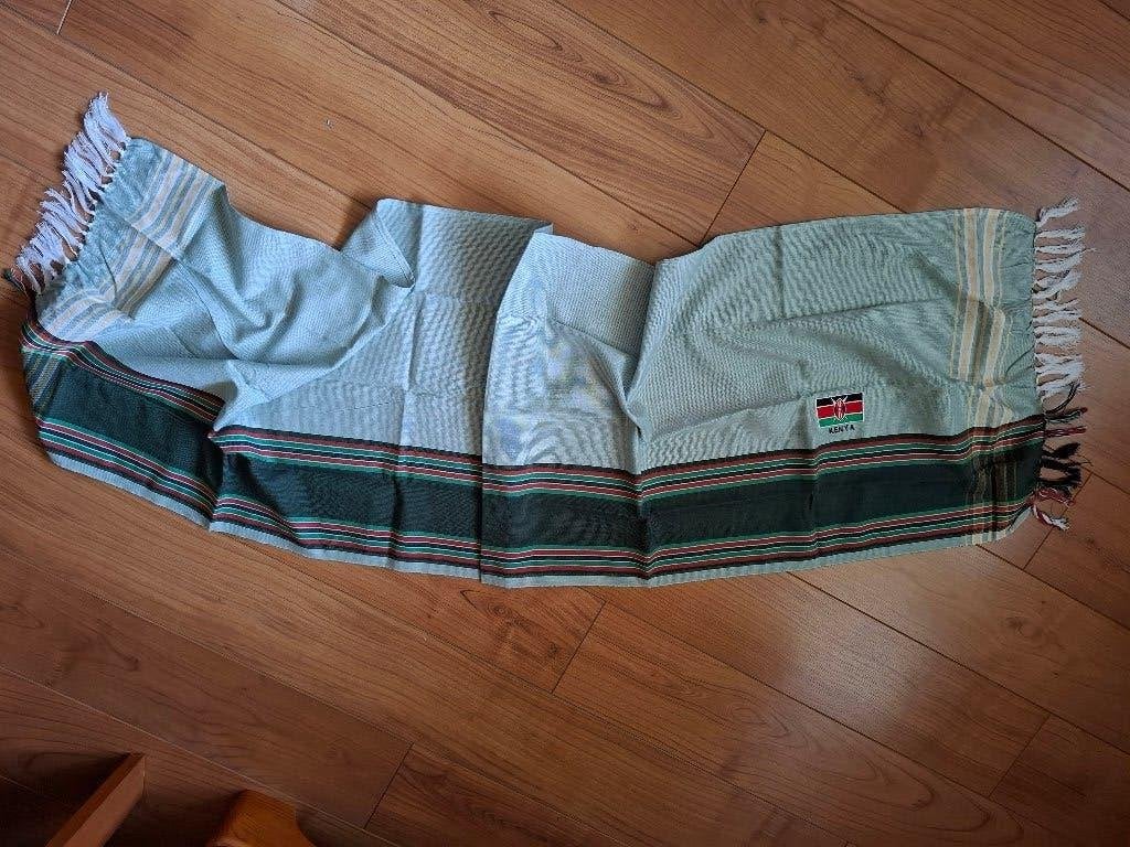 Omslagdoek uit Kenya 160x48 ook als tafelloper te gebruiken, Ophalen of Verzenden