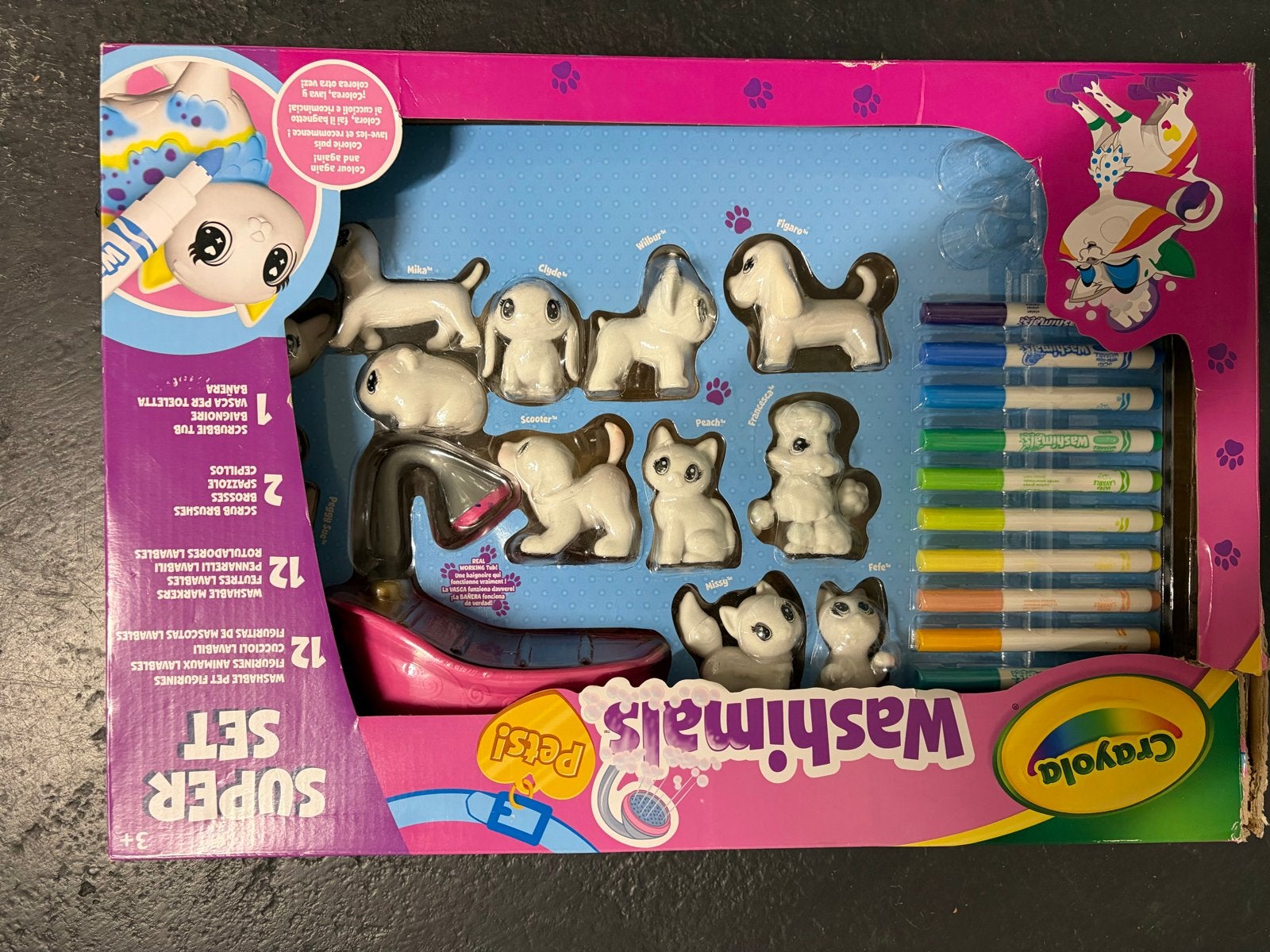 Crayola Washimals Pets Super Set - Kleur en Was Je Dieren, Ophalen of Verzenden, Gebruikt, Knutselen