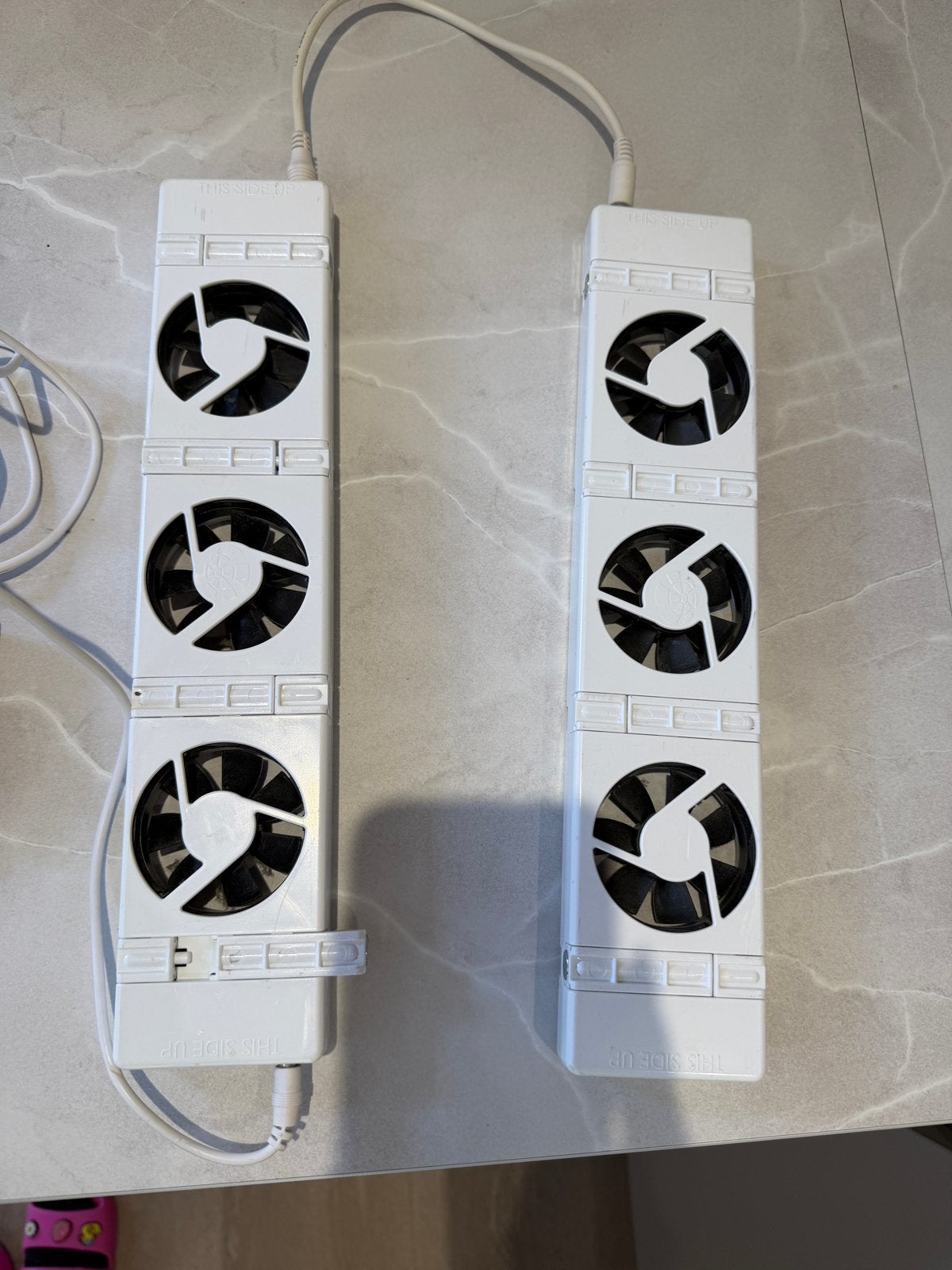 Radiator ventilatie 2 stuks, Doe-het-zelf en Verbouw, Verwarming en Radiatoren, Ophalen, 30 tot 80 cm, Overige typen, Minder dan 60 cm