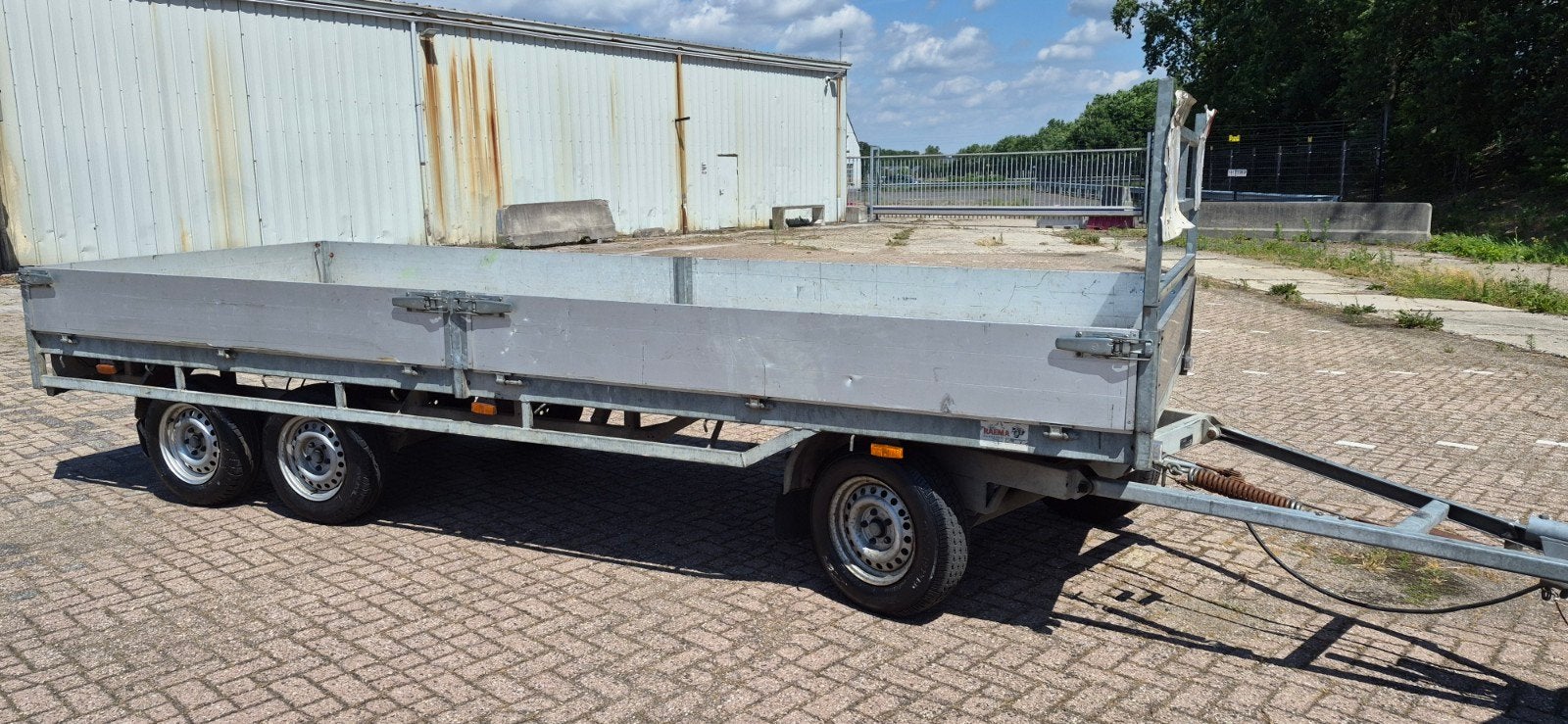 hapert schamelaanhanger 3500 kg, Ophalen, Zo goed als nieuw