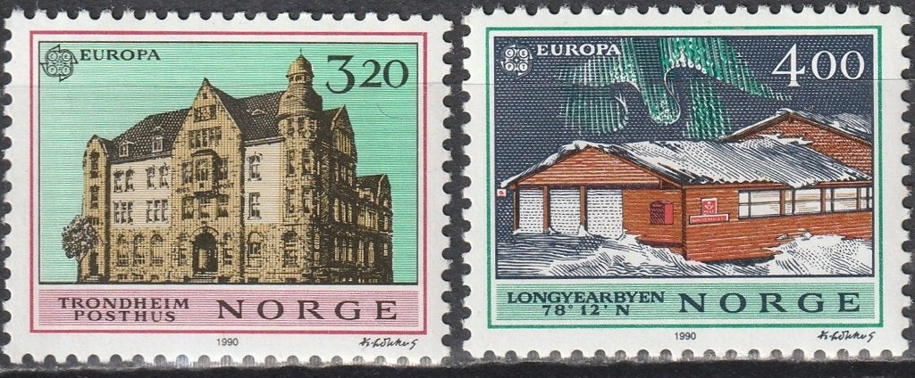 Noorwegen Michel nr. 1046-1047 Postfris, Postzegels en Munten, Postzegels | Europa | Scandinavië, Verzenden, Noorwegen, Postfris
