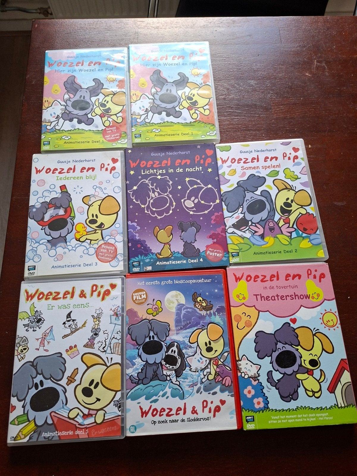 Woezel en Pip DVD Collectie - 7 Animatieseries & Film, Cd's en Dvd's, Gebruikt, Verzamelbox, Alle leeftijden, Familie