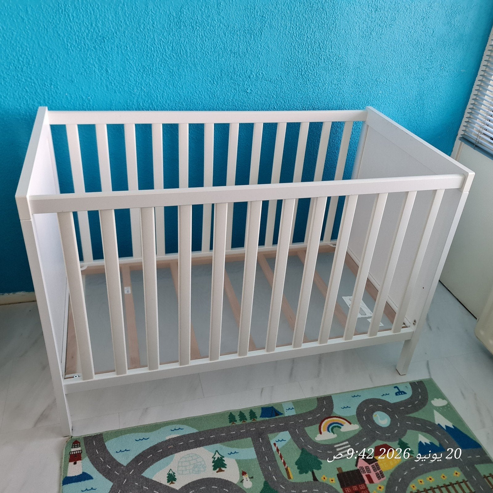 IKEA Sundvik babybed met 2 matrassen, Ophalen, Zo goed als nieuw, Ledikant