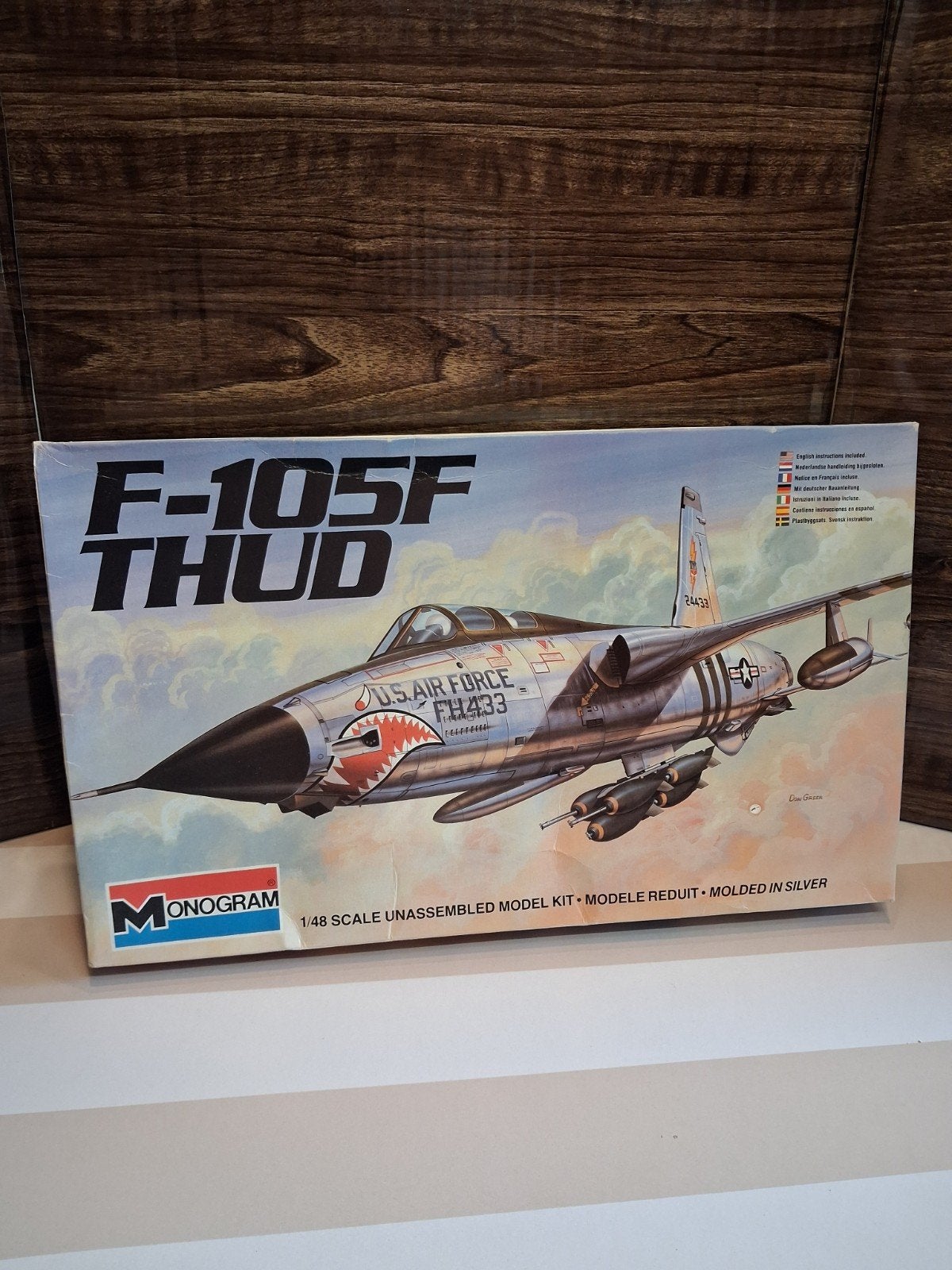 Monogram F-105F THUD, Hobby en Vrije tijd, Overige merken, Gebruikt, Ophalen of Verzenden, Groter dan 1:72