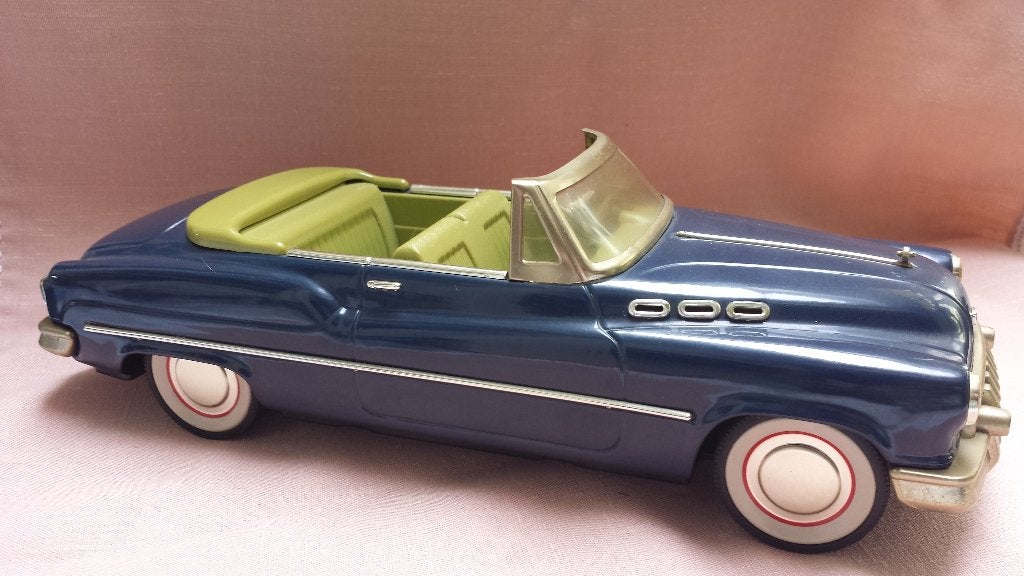 BUICK open ~ Classic Car 1950 ~ Modelauto 1:18 BLAUW, Hobby en Vrije tijd, Modelauto's | 1:18, Ophalen of Verzenden, Zo goed als nieuw