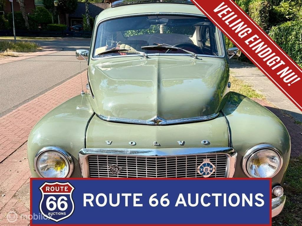 Volvo PV544 | 1960 | Route 66 Auctions, Auto's, Overige carrosserieën, Zwart, Bedrijf, Handgeschakeld