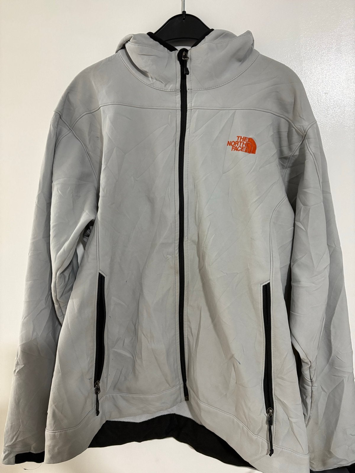 The North Face Softshell Jas Heren XL Grijs, Ophalen, Gedragen, Maat 56/58 (XL), Grijs