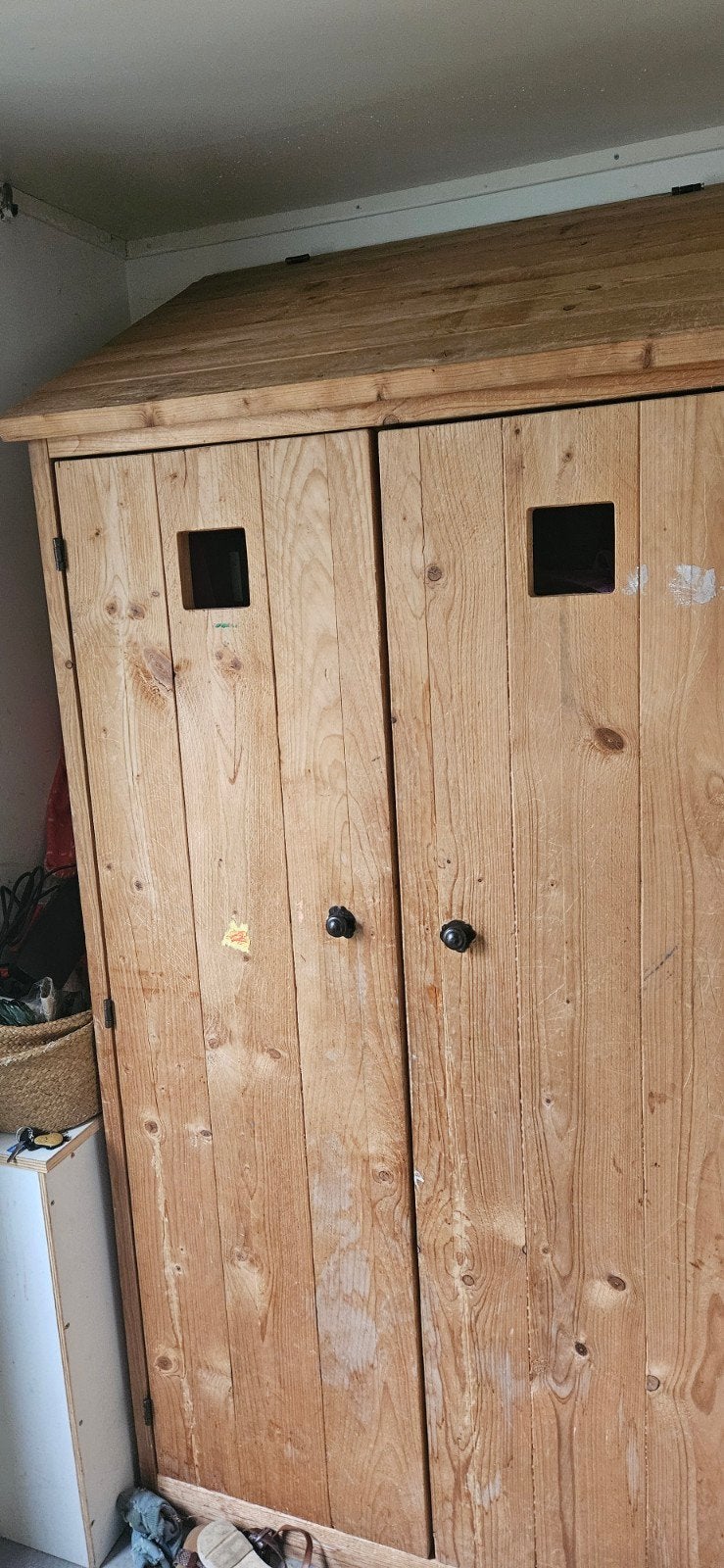 Mooie steigerhouten kast in nette staat, Huis en Inrichting, Ophalen, Gebruikt, Industrieel, Landelijk, 50 tot 100 cm
