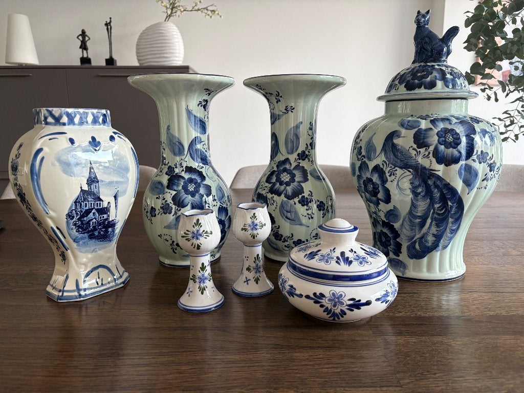 Delfs blauw, Blauw, Ophalen of Verzenden, Steen/keramiek, Klassiek