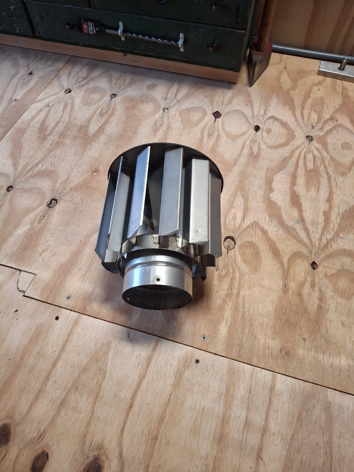 RVS Ventilatiekap / rookgasafvoer, Ophalen, Gebruikt, Ventilator en Afzuiger
