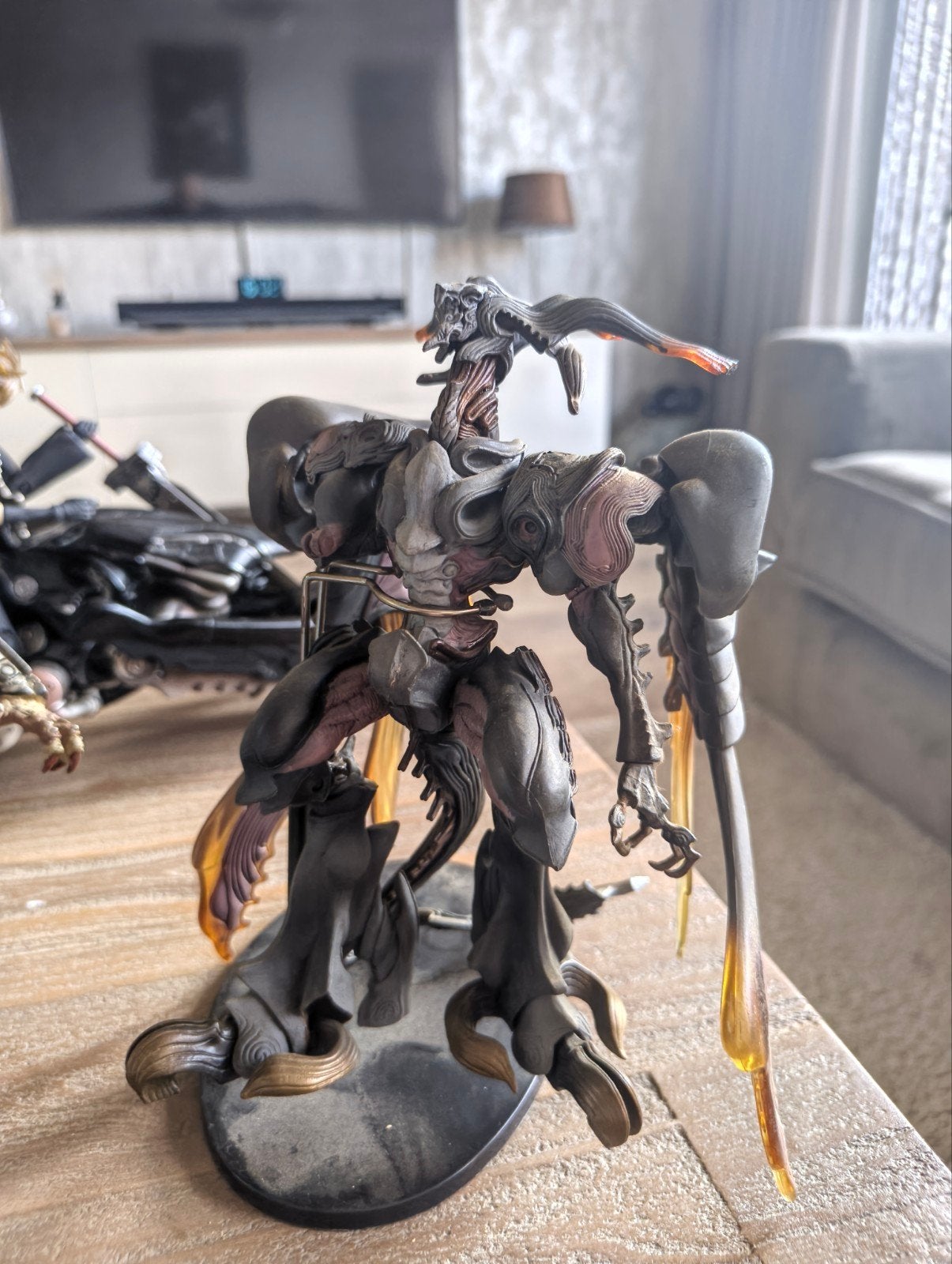 Final Fantasy VII Advent Children Bahamut SIN Action Figure, Ophalen of Verzenden, Zo goed als nieuw, Actiefiguurtje