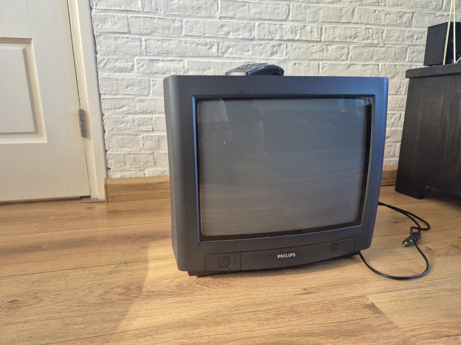 philips CRT tv met afstandsbediening, Audio, Tv en Foto, Ophalen, Gebruikt, Minder dan 40 cm, Philips