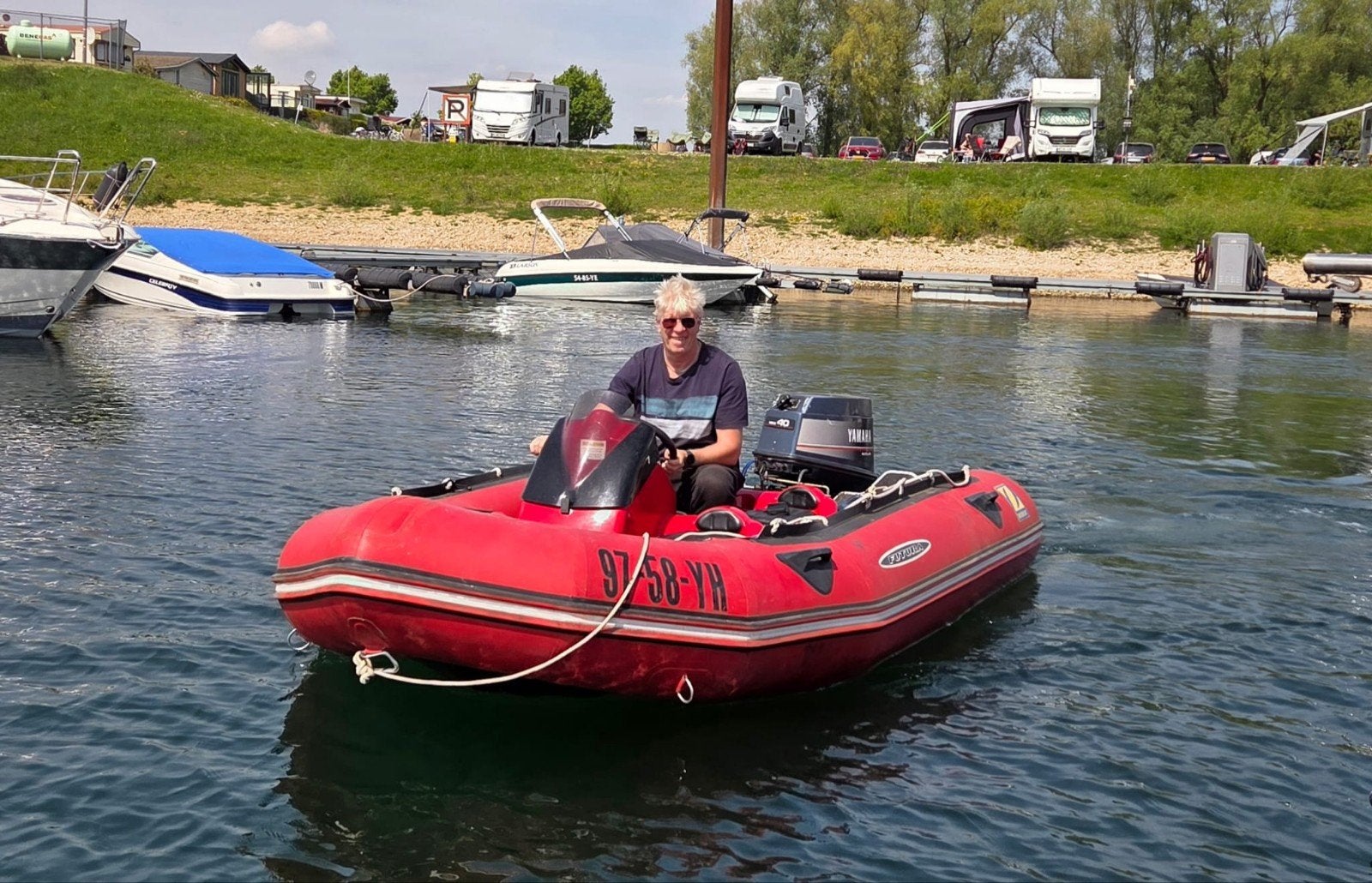 Zodiac Futura Mark IIC zonder de motor las naden  laten los, Watersport en Boten, Rubberboten, Aluminium, Gebruikt, Ophalen of Verzenden