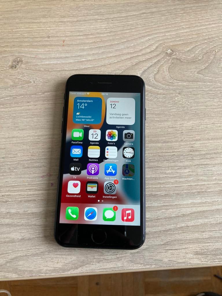 Nette apple iphone 7 128GB, Telecommunicatie, Mobiele telefoons | Apple iPhone, 128 GB, Zwart, Ophalen of Verzenden, Zo goed als nieuw