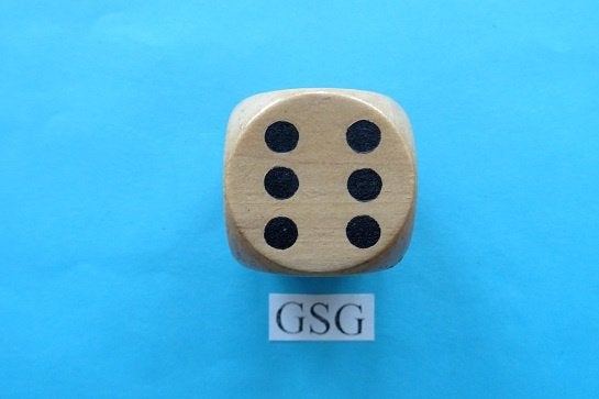 Dobbelsteen 25 mm nr. 17054-02, Ophalen, Zo goed als nieuw