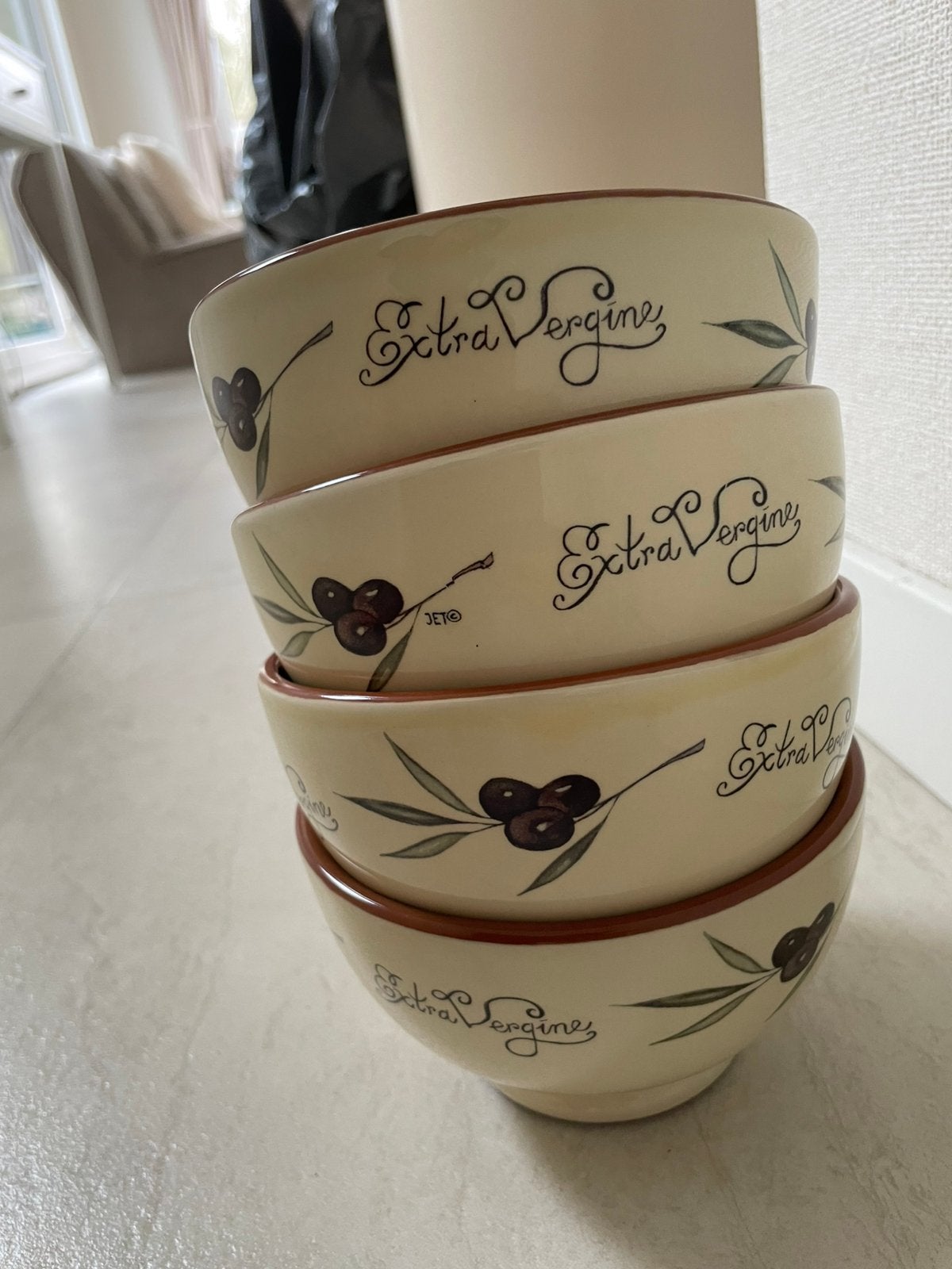 4 stuks Jet ter Steege kommen, Huis en Inrichting, Keuken | Servies, Verzenden, Zo goed als nieuw, Kom(men), Overige stijlen