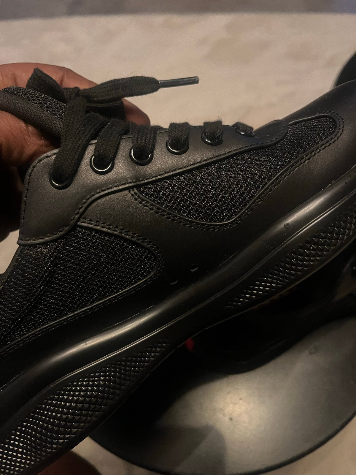 Prada sneakers zo goed als nieuw maat 43, Zwart, Ophalen of Verzenden, Sneakers of Gympen, Zo goed als nieuw