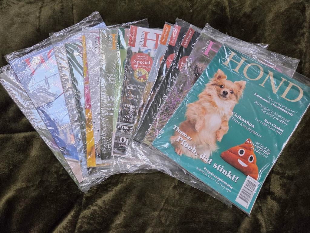 Diverse hondenmagazines - Onze Hond, Boeken, Tijdschriften en Kranten, Ophalen of Verzenden, Nieuw, Overige typen