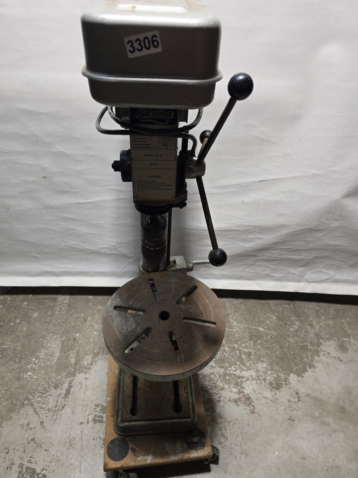 huvema hu 16 profi kolomboormachine, Gebruikt, Ophalen of Verzenden, Huvema, N.v.t