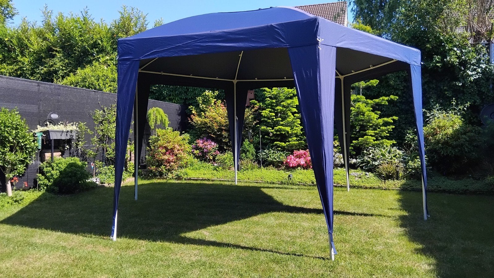 Partytent 6 hoekig 340 cm doorsnede., Tuin en Terras, Partytenten, Ophalen