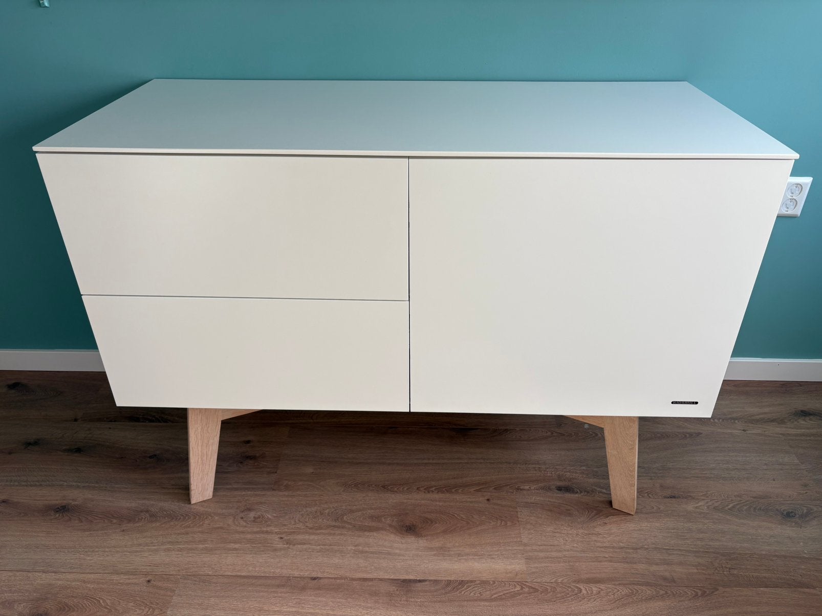 Kidsmill Sixties ledikant en commode, 70 tot 85 cm, 140 tot 160 cm, Zo goed als nieuw, Ophalen