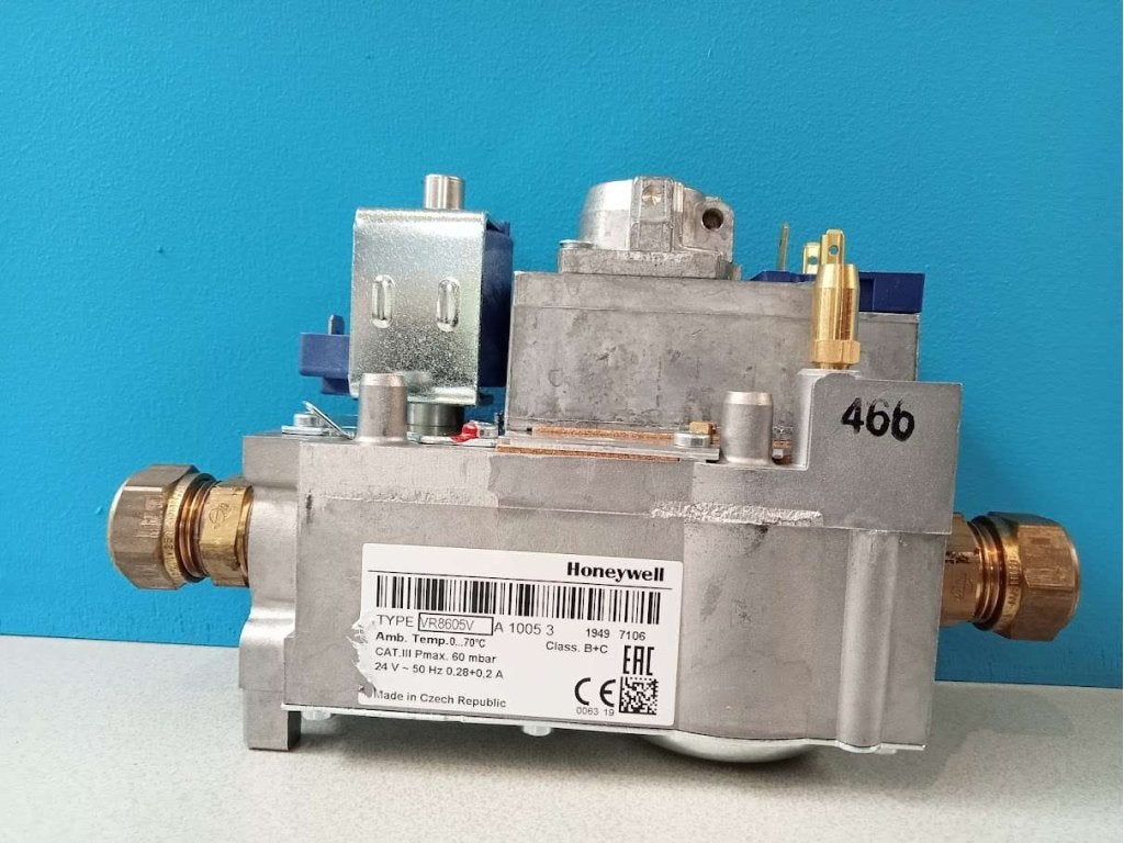 Gasblok Remeha W21/W28 Honeywell VR8605VA 1005B S46853, Niet ingevuld, Cv-ketel of Combi-ketel, Niet ingevuld, Nieuw