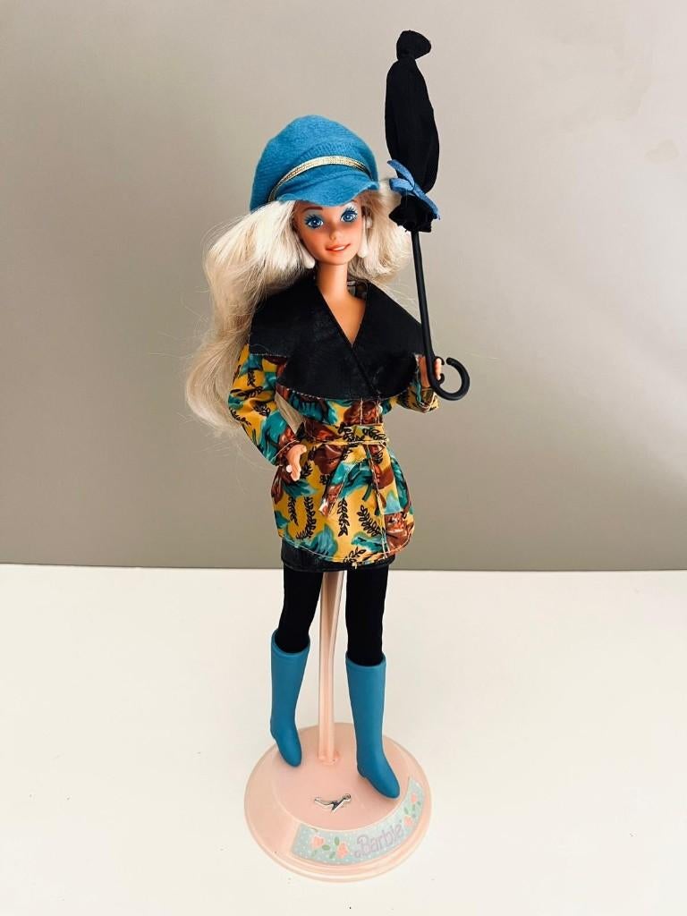 Barbie Prêt-à-Porter vintage regenjas set, Ophalen of Verzenden, Zo goed als nieuw, Barbie