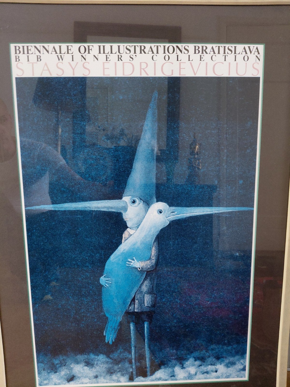 Stasys Eidrigevicius - Biennale Illustraties Bratislava, Ophalen of Verzenden, Poster, Print/reproductie, Ingelijst