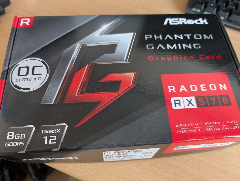 Asrock gaming RX570 8gb, Ophalen, PCI-Express 3, Gebruikt, AMD