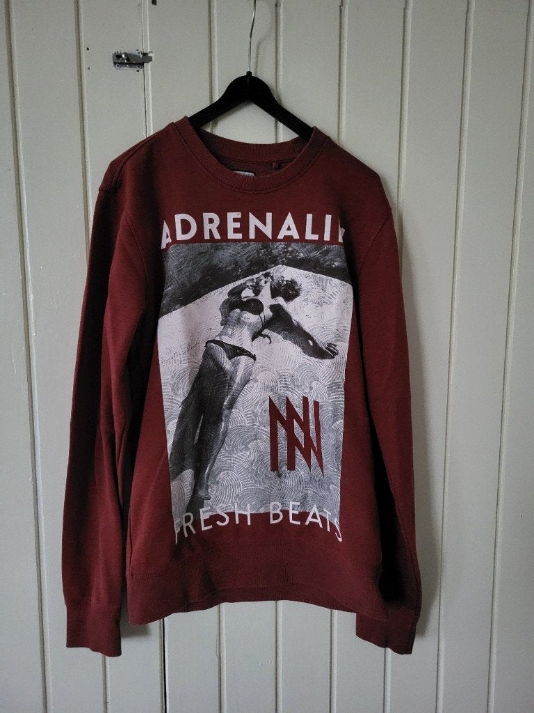 Longsleeve shirt Non Grada, rood, maat M, zgan, Kleding | Heren, Maat 48/50 (M), Ophalen of Verzenden, Zo goed als nieuw, Non Grada