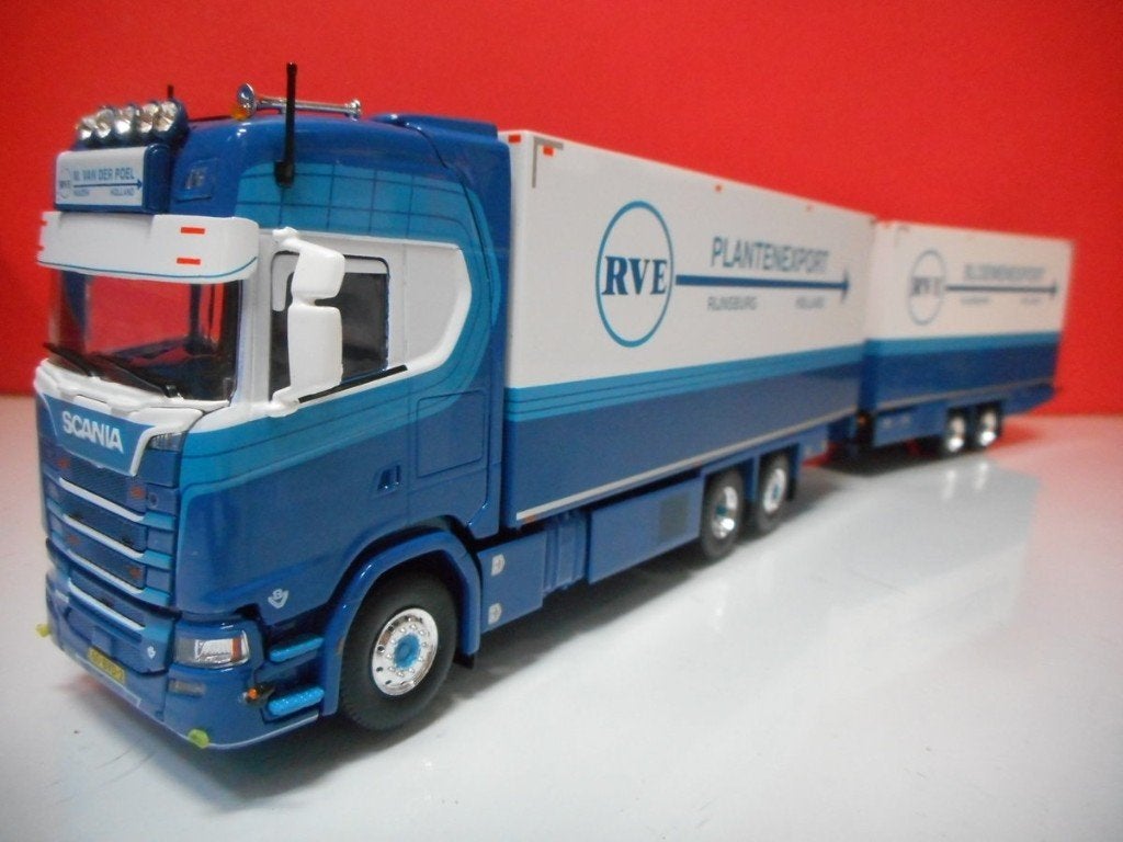 TEKNO SCANIA MICHEL VAN DER POEL / RVE 86493, Ophalen of Verzenden, Nieuw, Bus of Vrachtwagen, Tekno