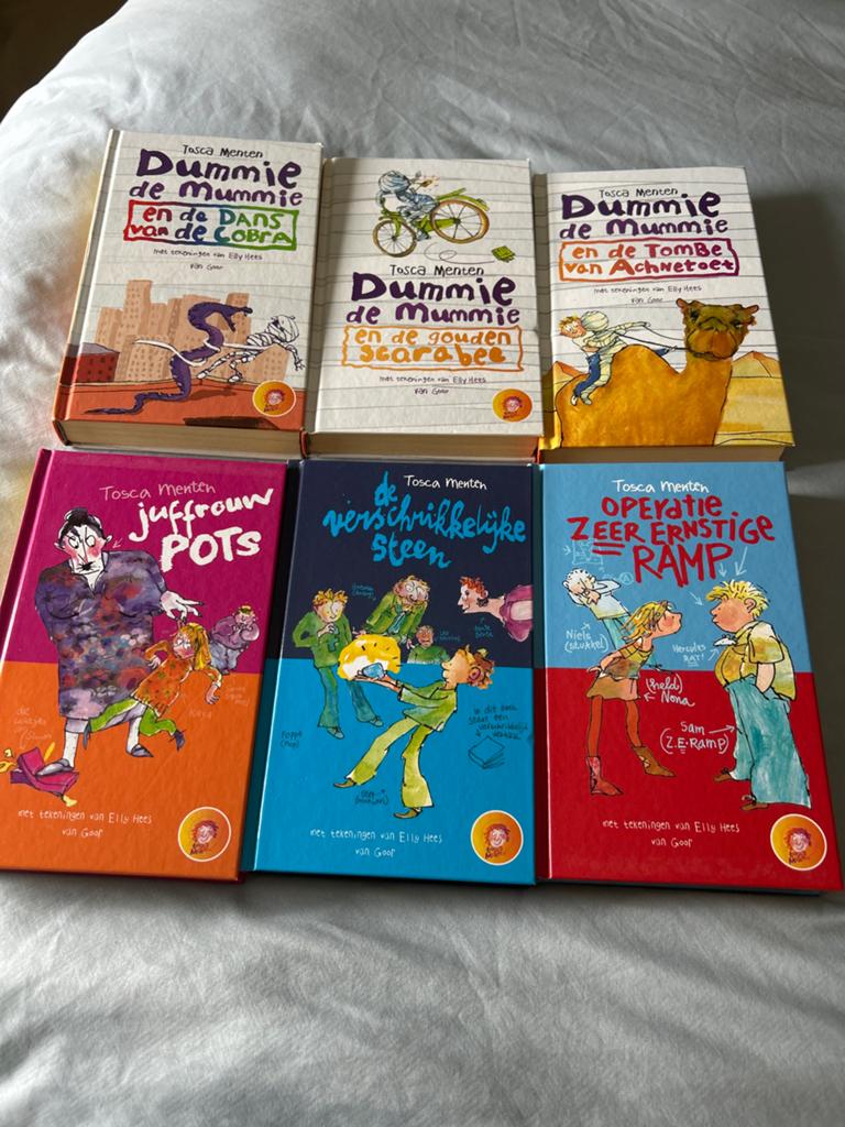 Tosca Menten kinderboeken - Dummie de Mummie, Juffrouw Pots, Ophalen, Gelezen, Fictie