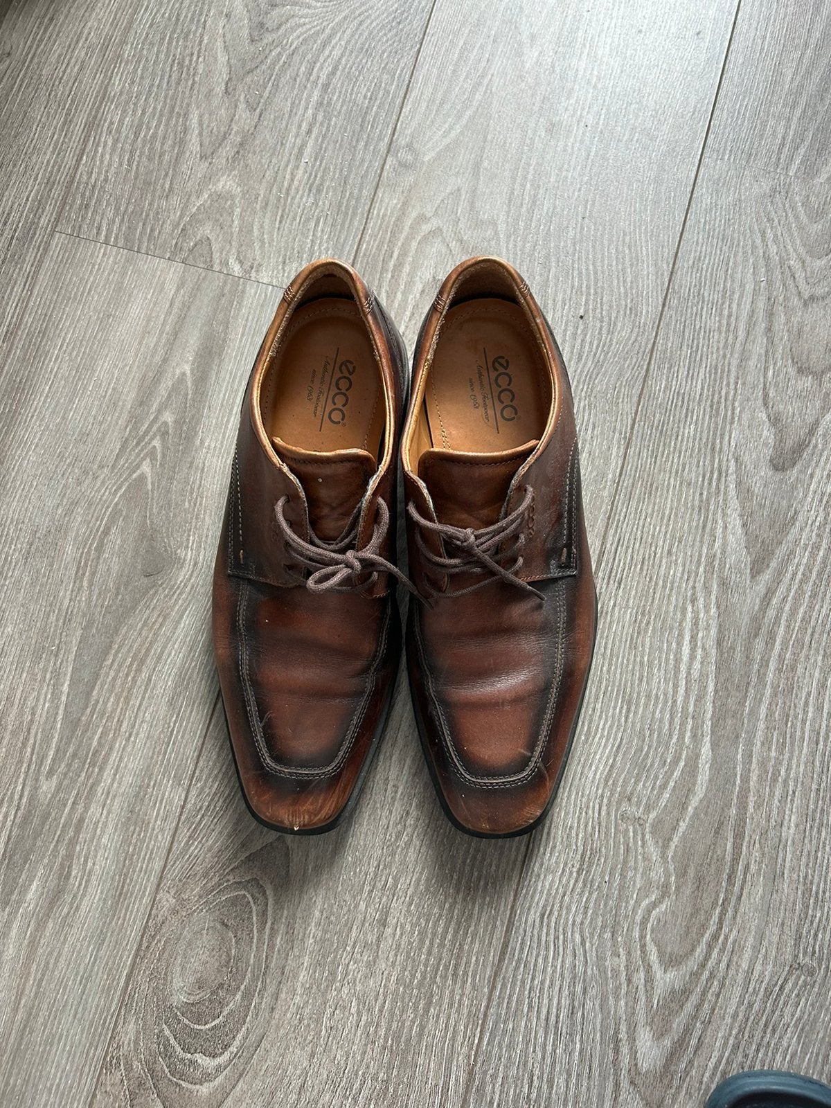 ecco herenschoenen maat 42, Ophalen of Verzenden, Zo goed als nieuw, Bruin