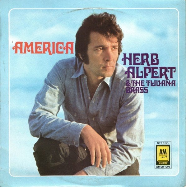LP- Herb Alpert % Tijuana Brass - America, Cd's en Dvd's, Vinyl | Jazz en Blues, LP, Gebruikt, Ophalen of Verzenden, 12 inch
