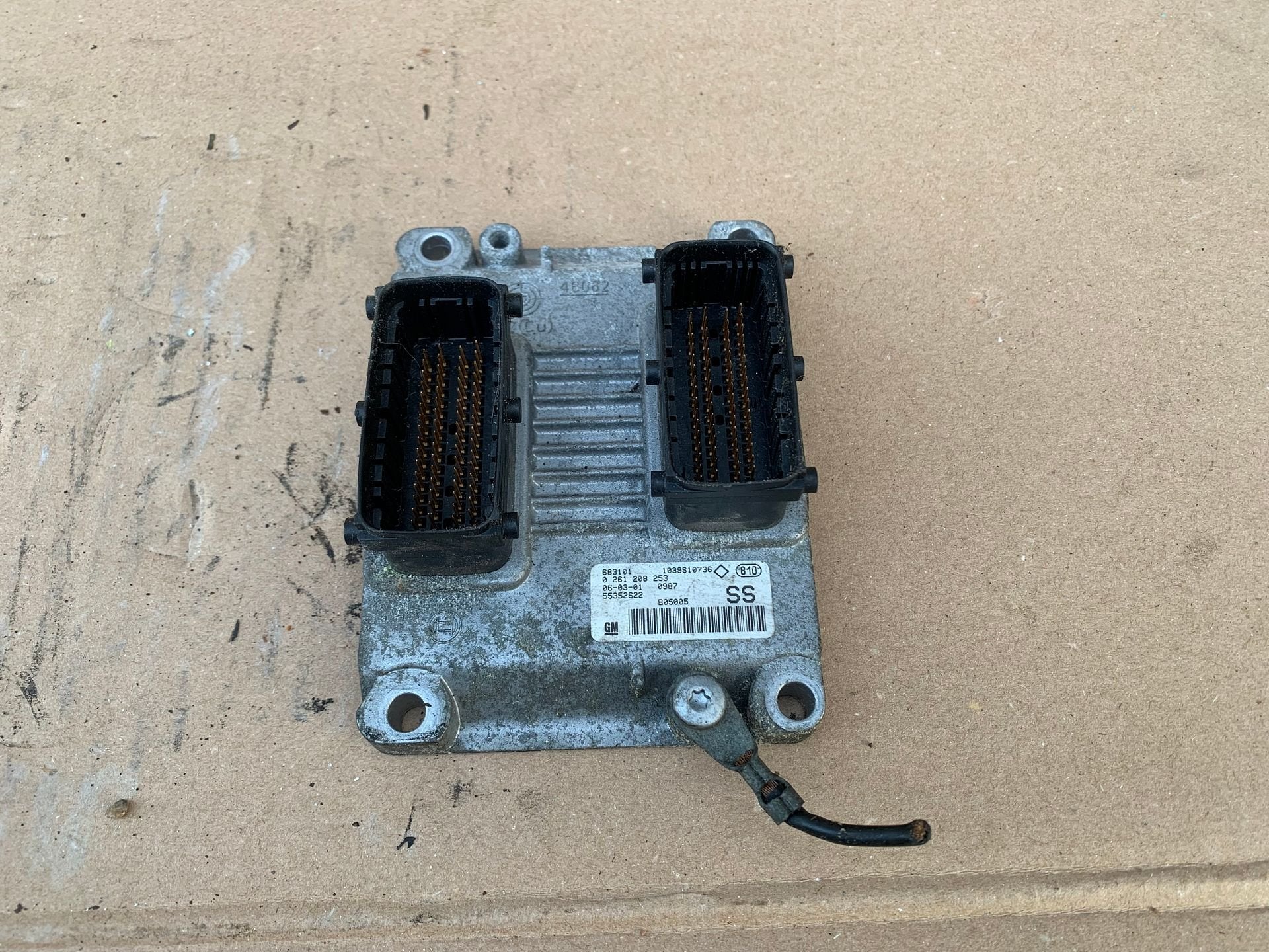 ecu opel corsa C 1.2 16V Z12XEP 55352622 computer motor, Gebruikt, -, -, Opel